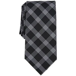 Michael Kors Men's Lombard Check Tie -
Black men’s tie